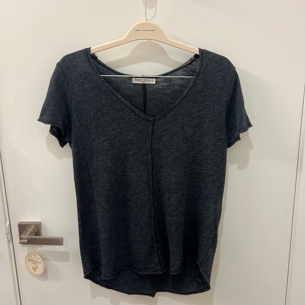 Project Social T tshirt grey